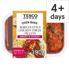 Tesco Korean Style Chicken Thigh Fillets 390g