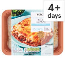 Tesco Calorie Controlled Beef Lasagne 380G