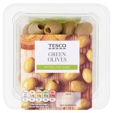 Tesco Green Olives 150g