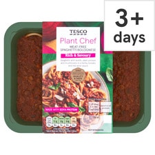 Tesco Plant Chef Meat Free Spaghetti Bolognese 400G