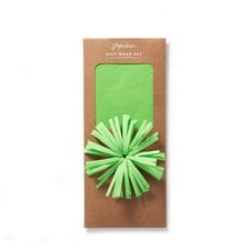 Paperchase Neon Christmas Tissue Paper & Bow Gift Wrap Set - Green