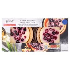 Tesco Finest White Chocolate & Berry Twin Tarts 148G