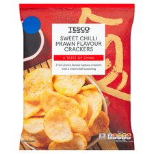 Tesco Sweet Chilli Prawn flavour Crackers 60g