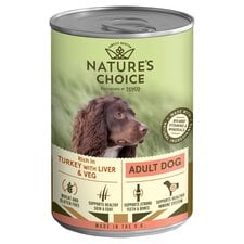 Nature's Choice Turkey Liver & Vegetable Dog Food 390G