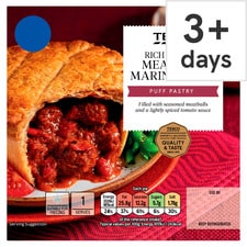 Tesco Meatball Marinara Pie 200g