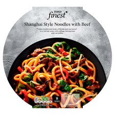 Tesco Finest Beef Shanghai Style Noodles 380g