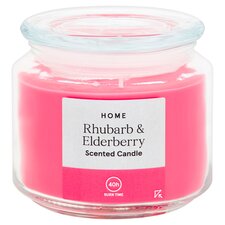 Tesco Scented Candle Rhubarb & Elderberry 285G