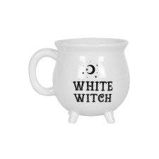 Something Different White Witch Cauldron Mug - White/Black - One Size