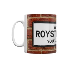 Grindstore Royston Vasey Mug - White/Brick Red - One Size