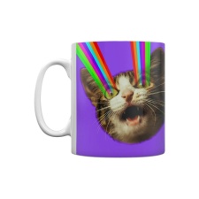 Grindstore Laser Ray Kitten Mug - Multicoloured - One Size