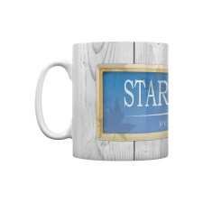 Grindstore Stars Hollow Mug - White/Blue/Yellow - One Size