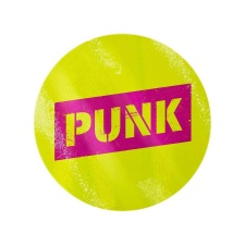 Grindstore Glass Punk Chopping Board - Yellow/Pink - One Size