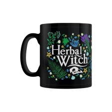 Grindstore Herbal Witch Mug - Black/Green/White - One Size