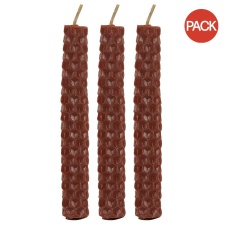 Something Different Beeswax Candles (Pack of 6) - Brown - One Size