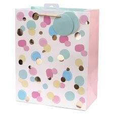 Tesco Pastel Gold Spot Large Bag