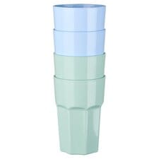 Tesco Reusable Cups Mixed Colours 4 Pack