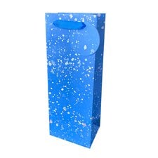 Tesco Blue Foil Bottle Bag