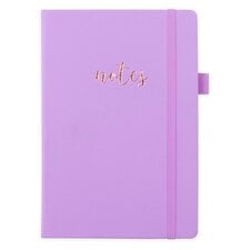 Tesco Purple Soft Touch Notebook