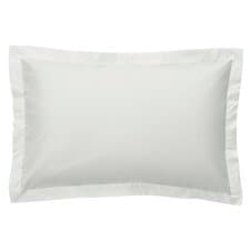 Fox & Ivy Silver 200 Thread Count Oxford Pillowcase