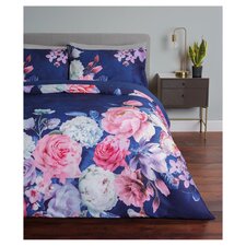 Fox & Ivy Navy Floral Duvet Set Double