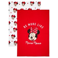 Tesco Disney Minnie Mouse Tea Towels 2 Pack