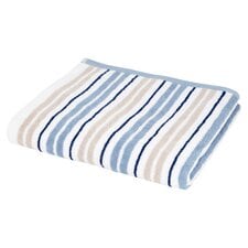 Tesco Blue Stripe Bath Towel