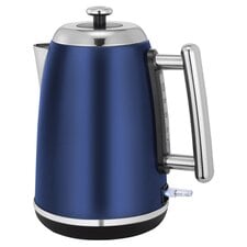 Tesco Deco Navy Stainless Steel Kettle