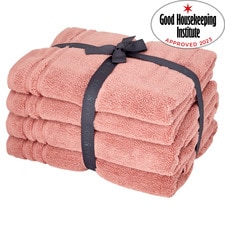 Fox & Ivy 4Pce Hygro Tencel Towel Bale Dusky Pink