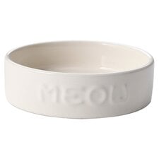 Tesco Embossed Ceramic Bowl 10.3Cm