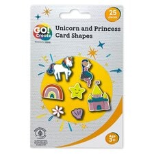 Go Create Unicorn & Princess Card Shapes