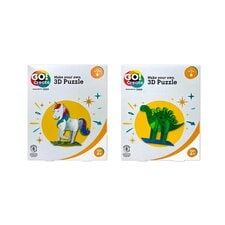 Go Create Make Your Own 3D Puzzles Assorted Unicorn/Dino