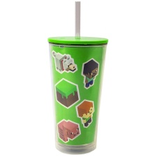 Minecraft Childrens/Kids Travel Cup - Green - One Size