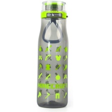 Minecraft Resources Kiona Sports Bottle - Grey/Green - One Size