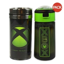 Xbox Travel Mug Set (Pack of 2) - Green/Black - One Size