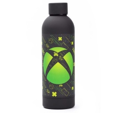 Xbox Stainless Steel Water Bottle - Black/Green - One Size