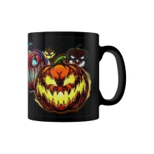 Grindstore Evil Pumpkin Heads Halloween Mug - Black/Orange - One Size