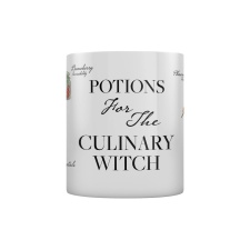 Grindstore Potions For The Culinary Witch Mug - White/Black - One Size