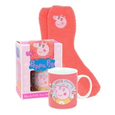 Peppa Pig Super Mummy Mug and Sock Set - Pink - One Size