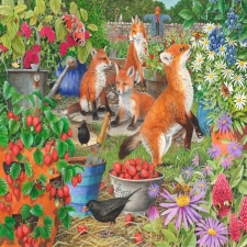 The House of Puzzles, Foxy Ladies - 1000 Piece Jigsaw Puzzle