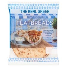 The Real Greek Flatbreads 4x80g