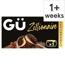 Gu-Zillionaire Cheesecakes 2 X91.5G