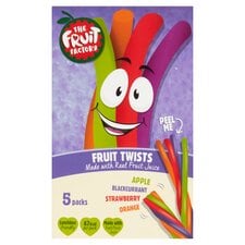 Fruit Factory 4 Flavour Fruit Twists 5 X 18G