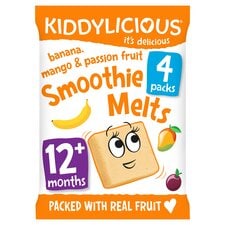 Kiddylicious Banana Mango Smoothie Melts 4X6g