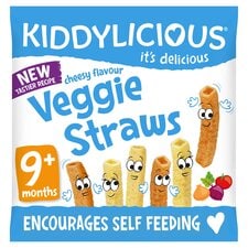 Kiddylicious Cheesy Straws 12G