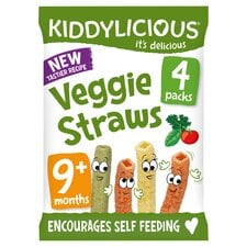 Kiddylicious Veggie Straws Multipack 4X12g