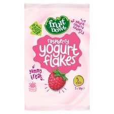 Fruit Bowl Yogurt Flakes Raspberry 5x18g