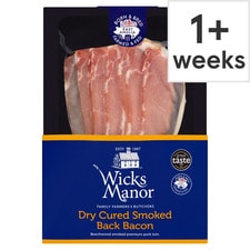 Wicks Manor Smoked Back Bacon 200G (L)