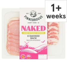 Finne Brogue Naked 6 Smoked Back Bacon 200G