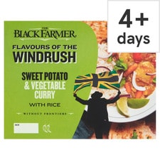 The Black Farmer Sweet Potato Vegetable Curry & Rice 400G