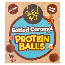 Good4U Plant-Based Protein Balls - Salted Caramel 4 x 40g